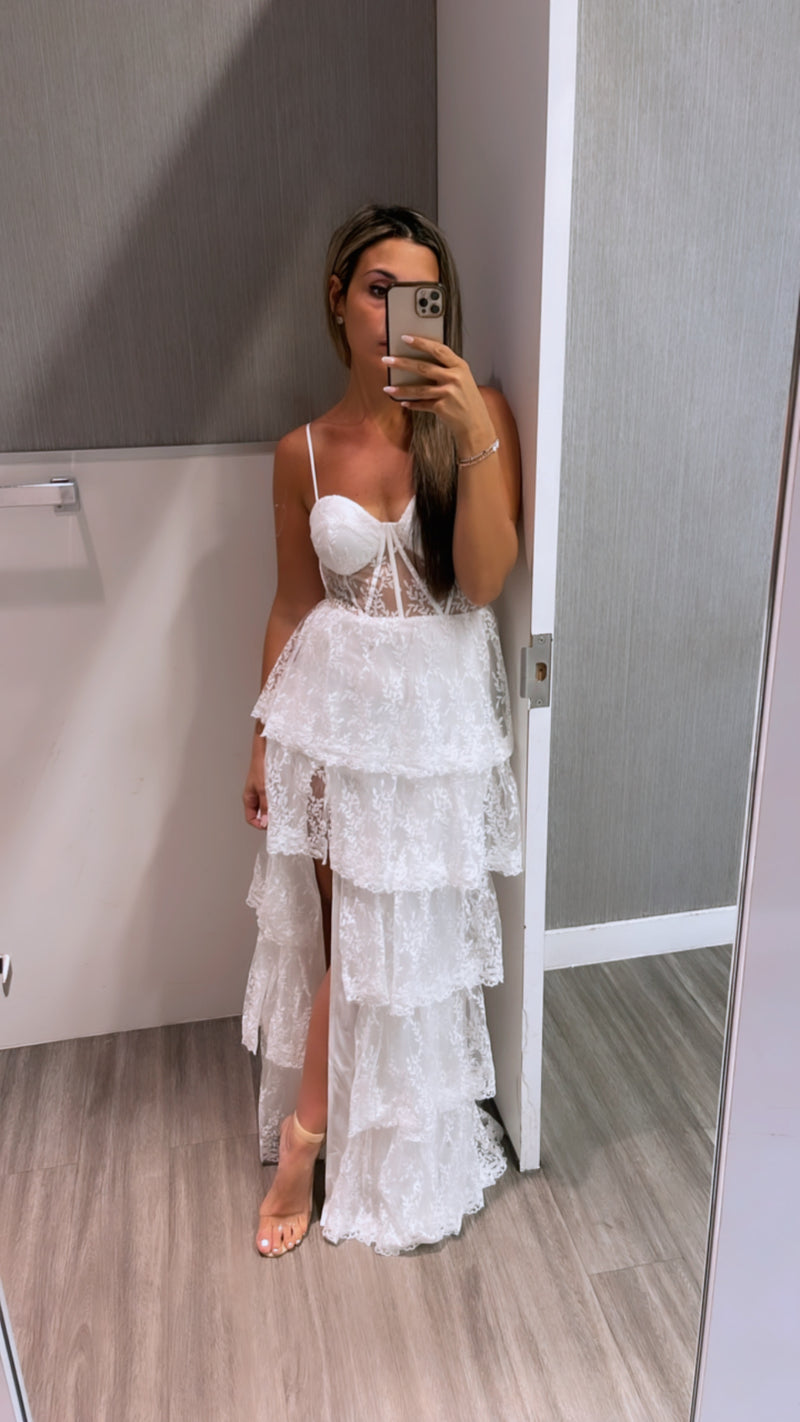 DREAMY - TUBE ALL LACE DRESS