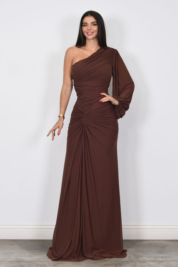 ATHENA - O/S MESH MAXI DRESS