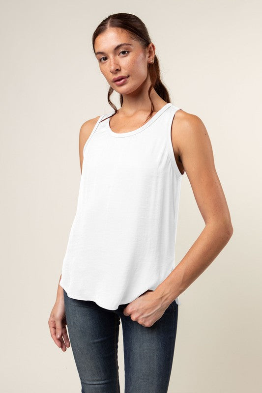 SILKY - SCOOP NECK TANK