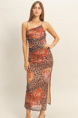 LINET - LEO FLORAL MIDI DRESS
