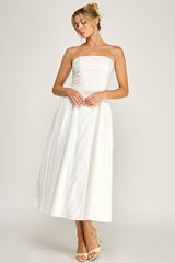 SARA - TUBE TIE BACK FLARE DRESS