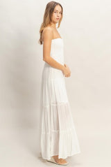 SERENA - SMOCK TUBE MAXI DRESS