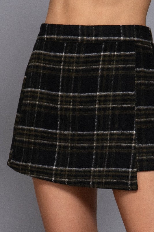 ALINA - PLAID SKORT