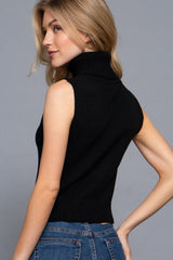 SLEEVELESS TURTLE NECK
