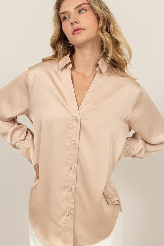 SATIN SHIRT