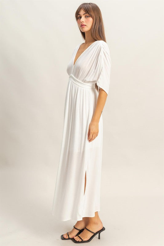 CLEO - GAUZE KIMONO MAXI DRESS