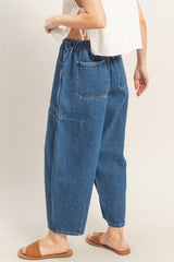 TABA - BARREL DRAWSTRING PANTS
