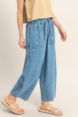 TABA - BARREL DRAWSTRING PANTS