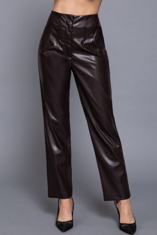 PU HIGH WAISTED PANT