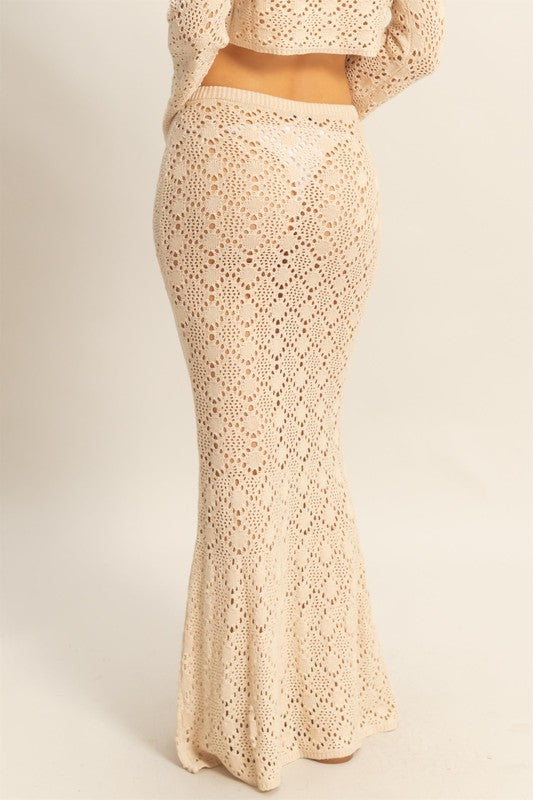 CROCHET MAXI SKIRT