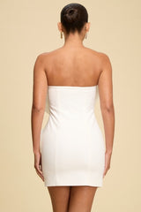 MADEMOISELLE - TUBE RUFFLE MINI DRESS