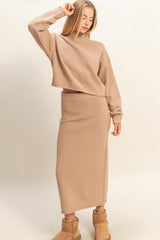 ALI - 2 MOCK TEXTURED SWEATER