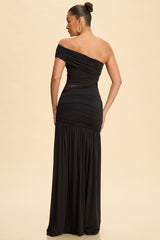 BENTLEY - ONE SHOULDER DROP WAIST GOWN