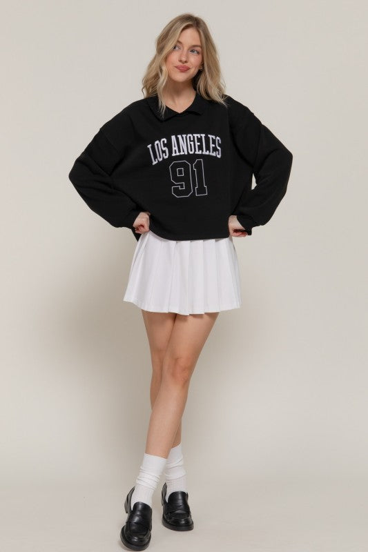 LOS ANGELES POLO SWEATER