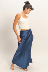 SIENNA - MAXI SATIN SKIRT
