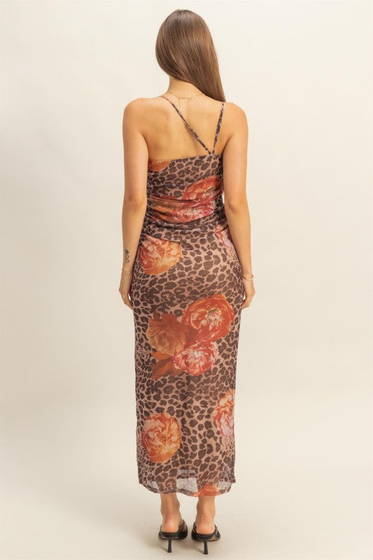 LINET - LEO FLORAL MIDI DRESS