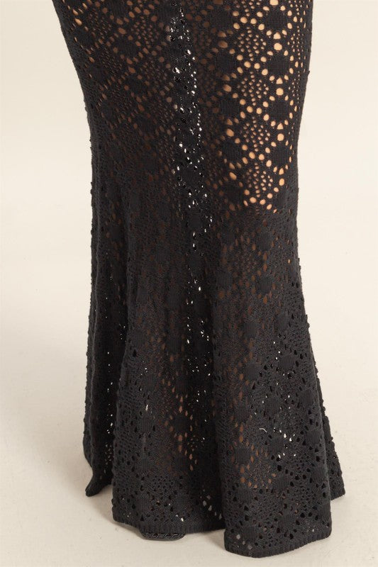 CROCHET MAXI SKIRT