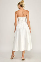 SARA - TUBE TIE BACK FLARE DRESS