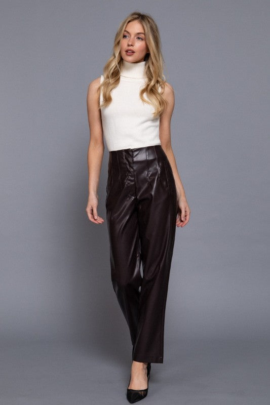 PU HIGH WAISTED PANT