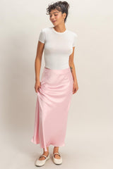 SIENNA - MAXI SATIN SKIRT