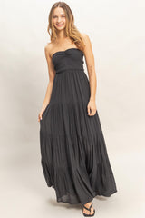 SERENA - SMOCK TUBE MAXI DRESS