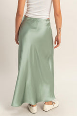 SIENNA - MAXI SATIN SKIRT