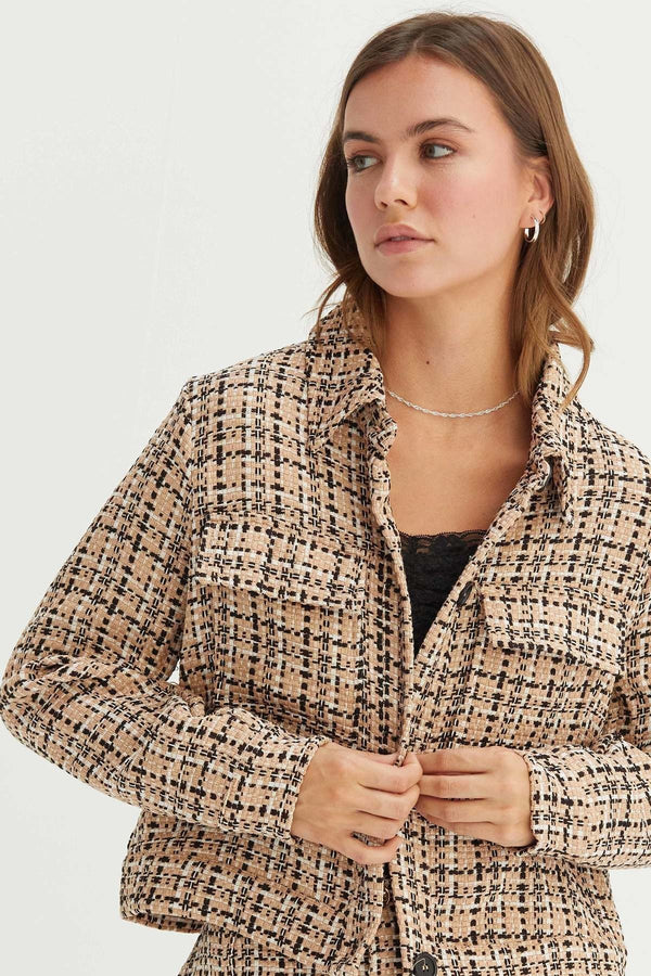 COCO - TWEED CROP JACKET