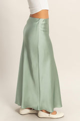 SIENNA - MAXI SATIN SKIRT