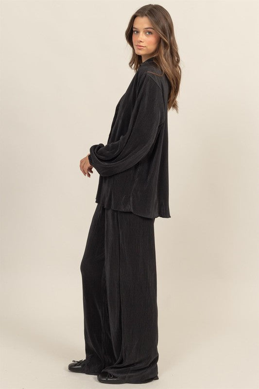 PLISSE - PLEATED PANTS