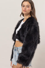 CROP FUR BOLERO