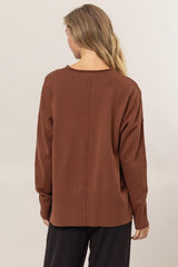 FRONT SEAM SWEATER