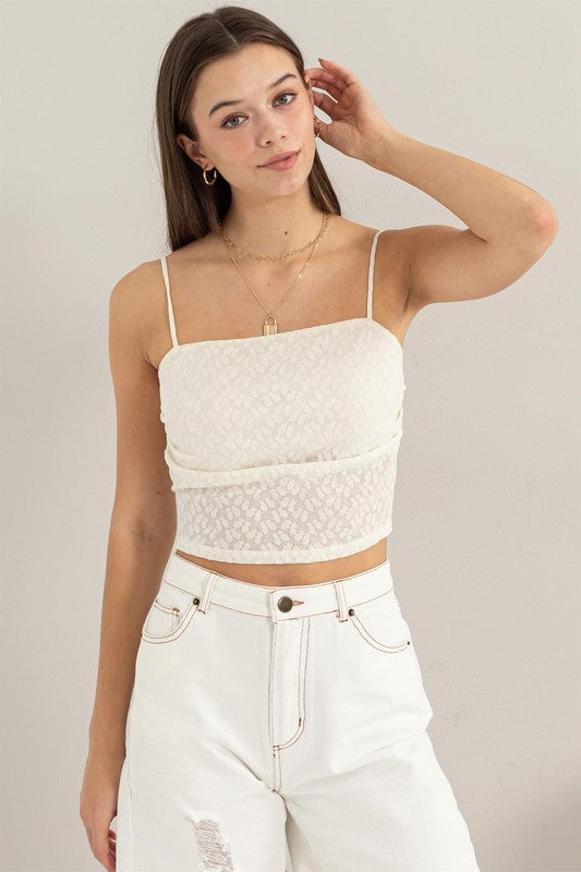 TEXTURED SLINKY CAMI