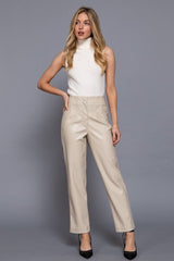 PU HIGH WAISTED PANT