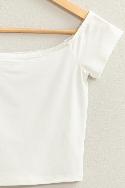 OFF SHOULDER TEE