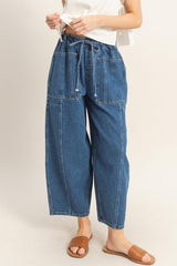 TABA - BARREL DRAWSTRING PANTS