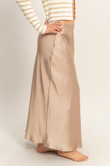 SIENNA - MAXI SATIN SKIRT