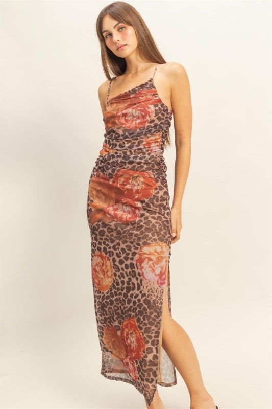 LINET - LEO FLORAL MIDI DRESS