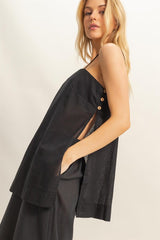 KATRINA - CAMI TUNIC WITH BUTTONS