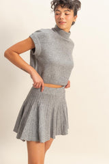 GIULIA - KNIT FLARE SKIRT