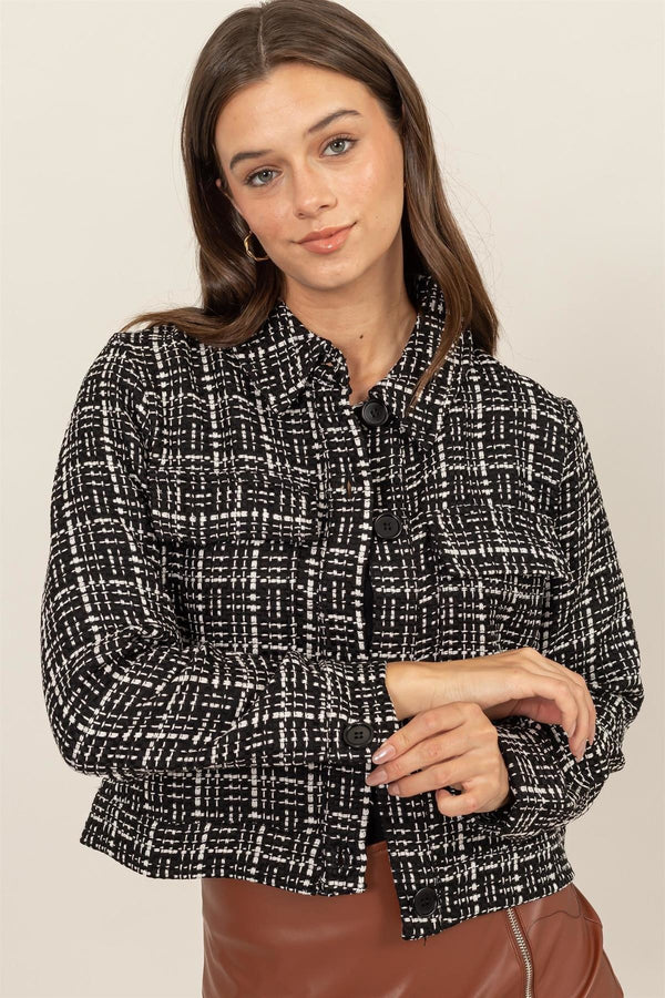 COCO - TWEED CROP JACKET