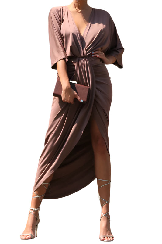 VENETIAN WRAP DRESS